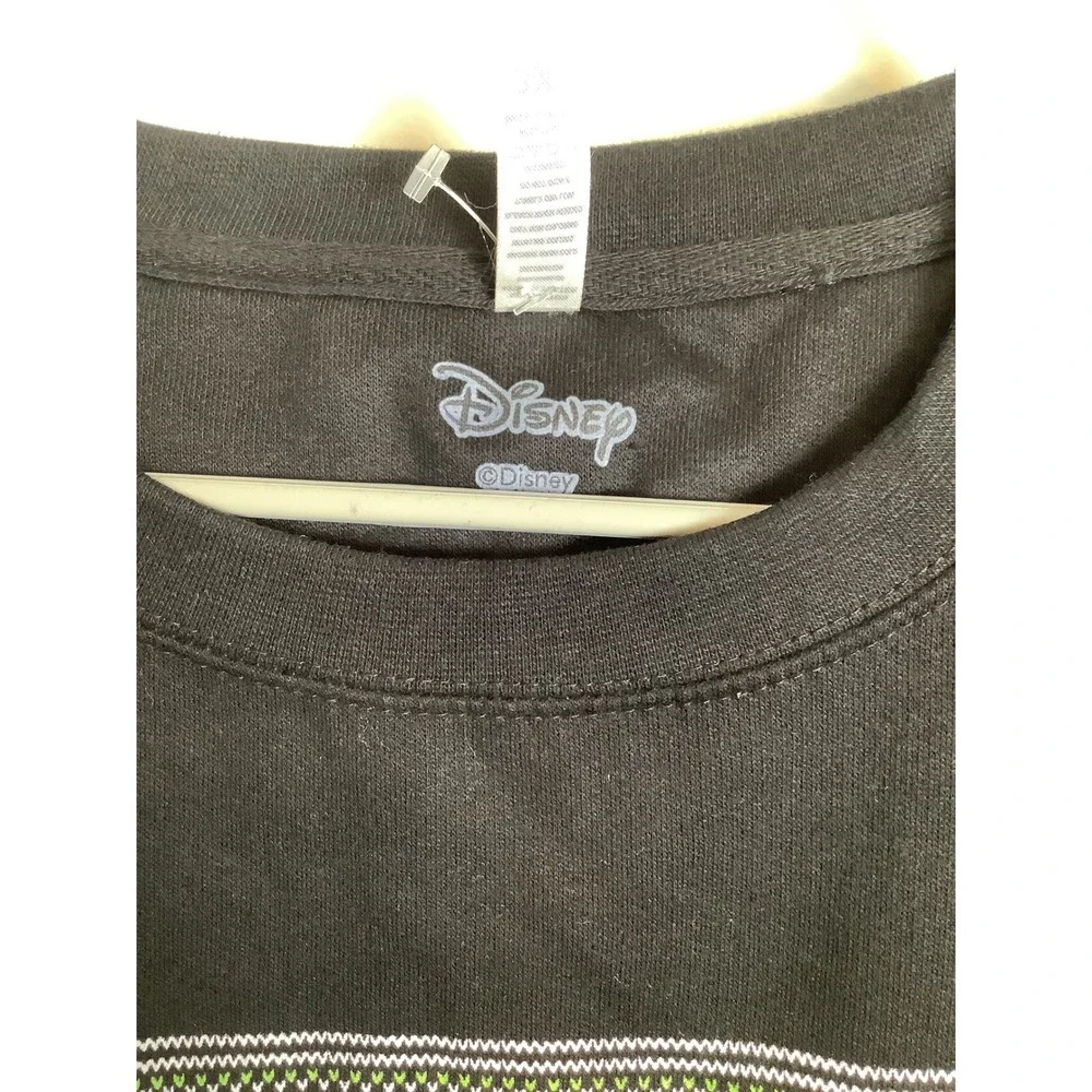 Disney Mickey Mouse‎ Friends Happy Holidays Black Sweatshirt Mens 3XL